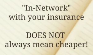 In network is not always cheapest