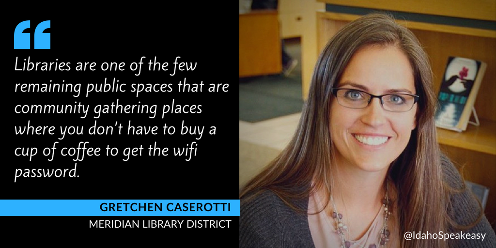 Gretchen Caserotti on Idaho Speakeasy