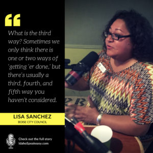 Lisa Sanchez on Idaho Speakeasy
