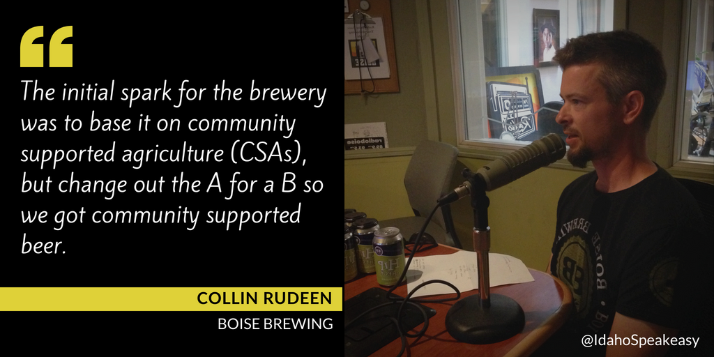 Collin Rudeen on Idaho Speakeasy